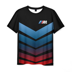 Мужская футболка 3D с принтом BMW 2018 Brands colors arrow в Тюмени, 100% полиэфир | прямой крой, круглый вырез горловины, длина до линии бедер | Тематика изображения на принте: bmw | автомобильные | бмв