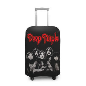 Чехол для чемодана 3D с принтом Deep Purple в Тюмени, 86% полиэфир, 14% спандекс | двустороннее нанесение принта, прорези для ручек и колес | album | british | deep purple | england | heavy metal | rock group | альбом | англия | британская | рок группа | хеви металл