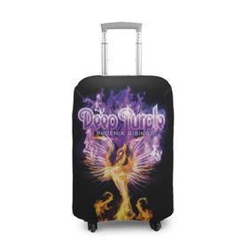 Чехол для чемодана 3D с принтом Deep Purple в Тюмени, 86% полиэфир, 14% спандекс | двустороннее нанесение принта, прорези для ручек и колес | album | british | deep purple | england | heavy metal | rock group | альбом | англия | британская | рок группа | хеви металл