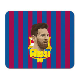 Коврик прямоугольный с принтом Lionel Messi Barcelona в Тюмени, натуральный каучук | размер 230 х 185 мм; запечатка лицевой стороны | barca | barcelona | barsa | barselona | kit | leo | mesi | messi | барса | барселона | лео | лионель | меси | месси