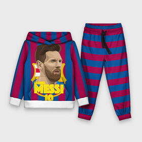 Детский костюм 3D (с толстовкой) с принтом Lionel Messi Barcelona в Тюмени,  |  | Тематика изображения на принте: barca | barcelona | barsa | barselona | kit | leo | mesi | messi | барса | барселона | лео | лионель | меси | месси