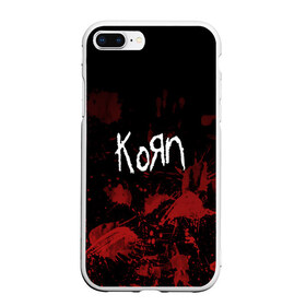 Чехол для iPhone 7Plus/8 Plus матовый с принтом Korn в Тюмени, Силикон | Область печати: задняя сторона чехла, без боковых панелей | korn | koяn | альтернативный | арвизу | гранж | грув | группа | дэвис | корн | коян | лузье | манки | метал | музыка | нюметал | панк | песни | рок | уэлч | филди | филипп | хэд | шаффер