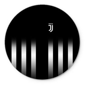 Коврик круглый с принтом Juventus 2018 Line в Тюмени, резина и полиэстер | круглая форма, изображение наносится на всю лицевую часть | fc | juventus | спорт | фк | футбол | ювентус