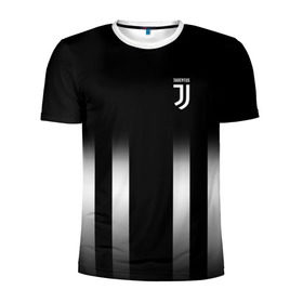 Мужская футболка 3D спортивная с принтом Juventus 2018 Line в Тюмени, 100% полиэстер с улучшенными характеристиками | приталенный силуэт, круглая горловина, широкие плечи, сужается к линии бедра | Тематика изображения на принте: fc | juventus | спорт | фк | футбол | ювентус