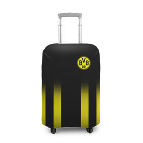 Чехол для чемодана 3D с принтом FC Borussia 2018 Line в Тюмени, 86% полиэфир, 14% спандекс | двустороннее нанесение принта, прорези для ручек и колес | боруссия | дортмунд