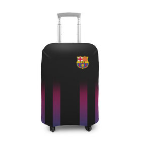 Чехол для чемодана 3D с принтом FC Barcelona Color Line в Тюмени, 86% полиэфир, 14% спандекс | двустороннее нанесение принта, прорези для ручек и колес | fc barcelona | fcb | барселона | спорт | спортивные | фк | футбол