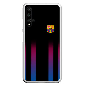 Чехол для Honor 20 с принтом FC Barcelona Color Line в Тюмени, Силикон | Область печати: задняя сторона чехла, без боковых панелей | fc barcelona | fcb | барселона | спорт | спортивные | фк | футбол