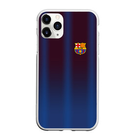 Чехол для iPhone 11 Pro Max матовый с принтом FC Barcelona Gradient в Тюмени, Силикон |  | fc | fc barcelona | fcb | барселона | спорт | спортивные | фк | футбол