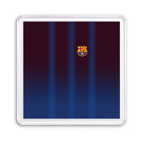 Магнит 55*55 с принтом FC Barcelona Gradient в Тюмени, Пластик | Размер: 65*65 мм; Размер печати: 55*55 мм | fc | fc barcelona | fcb | барселона | спорт | спортивные | фк | футбол