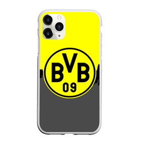 Чехол для iPhone 11 Pro Max матовый с принтом FC Borussia 2018 Paints в Тюмени, Силикон |  | borussia dortmund | fc | боруссия | спорт | спортивные | фк | футбол