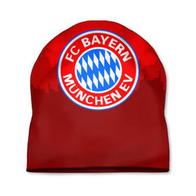 Шапка 3D с принтом FC Bayern 2018 Paints в Тюмени, 100% полиэстер | универсальный размер, печать по всей поверхности изделия | Тематика изображения на принте: bayern | fc | бавария | спорт | спортивные | фк | футбол