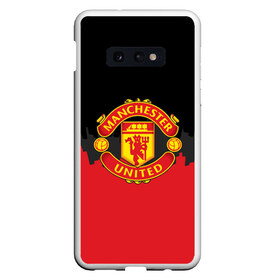 Чехол для Samsung S10E с принтом Manchester United 2018 Paints в Тюмени, Силикон | Область печати: задняя сторона чехла, без боковых панелей | fc | manchester united | манчестер юнайтед | спорт | спортивные | фк | футбол