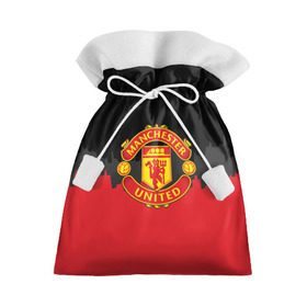 Подарочный 3D мешок с принтом Manchester United 2018 Paints в Тюмени, 100% полиэстер | Размер: 29*39 см | Тематика изображения на принте: fc | manchester united | манчестер юнайтед | спорт | спортивные | фк | футбол