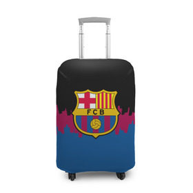 Чехол для чемодана 3D с принтом FC Barcelona 2018 Paints в Тюмени, 86% полиэфир, 14% спандекс | двустороннее нанесение принта, прорези для ручек и колес | fc | manchester united | манчестер юнайтед | спорт | спортивные | фк | футбол