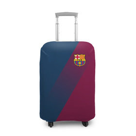 Чехол для чемодана 3D с принтом FC Barcelona 2018 Элита в Тюмени, 86% полиэфир, 14% спандекс | двустороннее нанесение принта, прорези для ручек и колес | fc barcelona | fcb | барселона | спорт | спортивные | фк | футбол