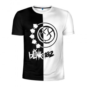 Мужская футболка 3D спортивная с принтом Blink-182 в Тюмени, 100% полиэстер с улучшенными характеристиками | приталенный силуэт, круглая горловина, широкие плечи, сужается к линии бедра | blink | альтернативный рок | блинк | марк хоппус | музыка | мэтт скиба | панк рок | поп панк | рок | скейт панк | трэвис баркер