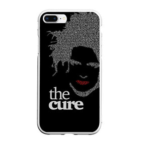 Чехол для iPhone 7Plus/8 Plus матовый с принтом The Cure в Тюмени, Силикон | Область печати: задняя сторона чехла, без боковых панелей | robert smith | rock band | the cure | uk | британия | роберт смит | рок группа