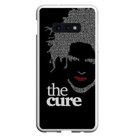 Чехол для Samsung S10E с принтом The Cure в Тюмени, Силикон | Область печати: задняя сторона чехла, без боковых панелей | Тематика изображения на принте: robert smith | rock band | the cure | uk | британия | роберт смит | рок группа