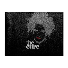 Обложка для студенческого билета с принтом The Cure в Тюмени, натуральная кожа | Размер: 11*8 см; Печать на всей внешней стороне | Тематика изображения на принте: robert smith | rock band | the cure | uk | британия | роберт смит | рок группа