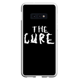 Чехол для Samsung S10E с принтом The Cure в Тюмени, Силикон | Область печати: задняя сторона чехла, без боковых панелей | Тематика изображения на принте: robert smith | rock band | the cure | uk | британия | роберт смит | рок группа