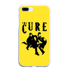 Чехол для iPhone 7Plus/8 Plus матовый с принтом The Cure в Тюмени, Силикон | Область печати: задняя сторона чехла, без боковых панелей | robert smith | rock band | the cure | uk | британия | роберт смит | рок группа