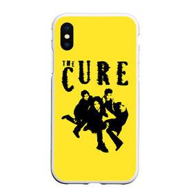 Чехол для iPhone XS Max матовый с принтом The Cure в Тюмени, Силикон | Область печати: задняя сторона чехла, без боковых панелей | robert smith | rock band | the cure | uk | британия | роберт смит | рок группа