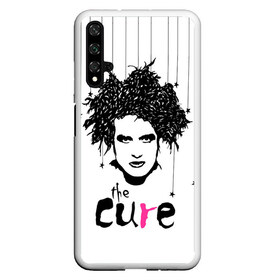 Чехол для Honor 20 с принтом The Cure в Тюмени, Силикон | Область печати: задняя сторона чехла, без боковых панелей | Тематика изображения на принте: robert smith | rock band | the cure | uk | британия | роберт смит | рок группа