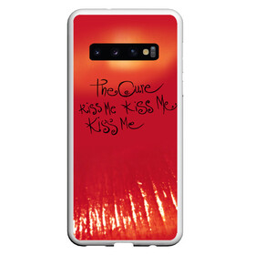 Чехол для Samsung Galaxy S10 с принтом The Cure в Тюмени, Силикон | Область печати: задняя сторона чехла, без боковых панелей | Тематика изображения на принте: robert smith | rock band | the cure | uk | британия | роберт смит | рок группа