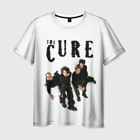 Мужская футболка 3D с принтом The Cure в Тюмени, 100% полиэфир | прямой крой, круглый вырез горловины, длина до линии бедер | Тематика изображения на принте: 