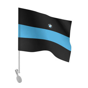 Флаг для автомобиля с принтом BMW 2018 Blue Line в Тюмени, 100% полиэстер | Размер: 30*21 см | bmw | автомобильные | бмв | машины