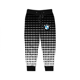 Детские брюки 3D с принтом BMW 2018 Black and White IV в Тюмени, 100% полиэстер | манжеты по низу, эластичный пояс регулируется шнурком, по бокам два кармана без застежек, внутренняя часть кармана из мелкой сетки | bmw | автомобильные | бмв | машины