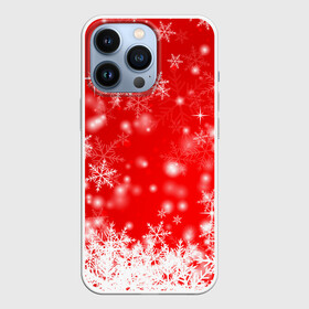 Чехол для iPhone 13 Pro с принтом Новогоднее чудо 2 в Тюмени,  |  | Тематика изображения на принте: новый год | снег | снежинки