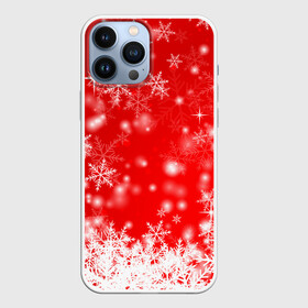 Чехол для iPhone 13 Pro Max с принтом Новогоднее чудо 2 в Тюмени,  |  | Тематика изображения на принте: новый год | снег | снежинки
