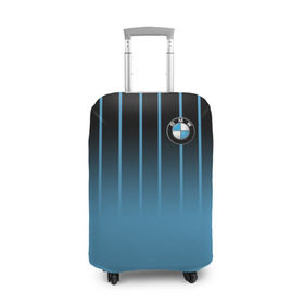Чехол для чемодана 3D с принтом BMW Brand Colors в Тюмени, 86% полиэфир, 14% спандекс | двустороннее нанесение принта, прорези для ручек и колес | 
