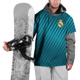 Накидка на куртку 3D с принтом Real Madrid 2018 Sportwear в Тюмени, 100% полиэстер |  | Тематика изображения на принте: 