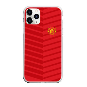 Чехол для iPhone 11 Pro матовый с принтом Manchester United 2018 Reverse в Тюмени, Силикон |  | emirates | fc | manchester united | геометрия | манчестер юнайтед | спорт | футбол | футбольный клуб | эмблема