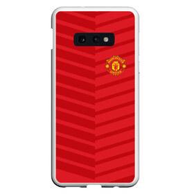 Чехол для Samsung S10E с принтом Manchester United 2018 Reverse в Тюмени, Силикон | Область печати: задняя сторона чехла, без боковых панелей | emirates | fc | manchester united | геометрия | манчестер юнайтед | спорт | футбол | футбольный клуб | эмблема