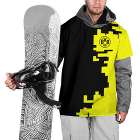 Накидка на куртку 3D с принтом Borussia 2018 Geometry Sport в Тюмени, 100% полиэстер |  | Тематика изображения на принте: боруссия | дортмунд