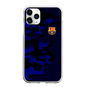 Чехол для iPhone 11 Pro Max матовый с принтом FC Barca 2018 Military Sport в Тюмени, Силикон |  | fc | fc barcelona | fcb |   | барселона | спорт | спортивные | фк | футбол