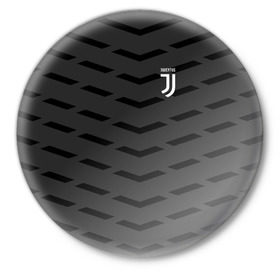 Значок с принтом Juventus 2018 Gery Sport в Тюмени,  металл | круглая форма, металлическая застежка в виде булавки | Тематика изображения на принте: cr7 | fc juventus | football | juve | juventus | ronaldo | sport | роналдо | спорт | футбол | ювентус