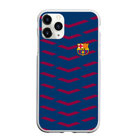 Чехол для iPhone 11 Pro Max матовый с принтом FC Barca 2018 Creative uniform в Тюмени, Силикон |  | barcelona | fc | барселона | спорт | спортивные | фк | футбол