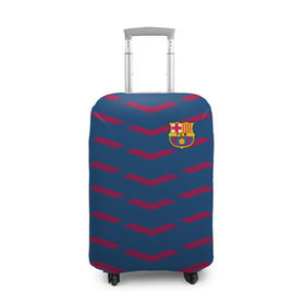 Чехол для чемодана 3D с принтом FC Barca 2018 Creative uniform в Тюмени, 86% полиэфир, 14% спандекс | двустороннее нанесение принта, прорези для ручек и колес | barcelona | fc | барселона | спорт | спортивные | фк | футбол