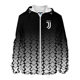 Мужская куртка 3D с принтом Juventus 2018 X Sport в Тюмени, ткань верха — 100% полиэстер, подклад — флис | прямой крой, подол и капюшон оформлены резинкой с фиксаторами, два кармана без застежек по бокам, один большой потайной карман на груди. Карман на груди застегивается на липучку | Тематика изображения на принте: fc | juventus | спорт | спортивные | фк | футбол | ювентус