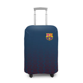 Чехол для чемодана 3D с принтом FC Barca 2018 Creative uniform в Тюмени, 86% полиэфир, 14% спандекс | двустороннее нанесение принта, прорези для ручек и колес | fc | fc barcelona | fcb | барселона | спорт | спортивные | фк | футбол