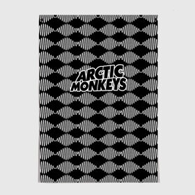 Постер с принтом Arctic Monkeys в Тюмени, 100% бумага
 | бумага, плотность 150 мг. Матовая, но за счет высокого коэффициента гладкости имеет небольшой блеск и дает на свету блики, но в отличии от глянцевой бумаги не покрыта лаком | 