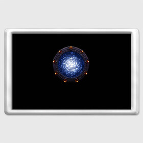 Магнит 45*70 с принтом Stargate в Тюмени, Пластик | Размер: 78*52 мм; Размер печати: 70*45 | sg1 | wormhole | другие миры | зв1 | звёздные врата | кротовая нора | портал | тоннель | червоточина