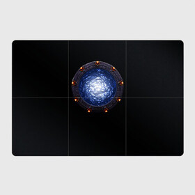 Магнитный плакат 3Х2 с принтом Stargate в Тюмени, Полимерный материал с магнитным слоем | 6 деталей размером 9*9 см | Тематика изображения на принте: sg1 | wormhole | другие миры | зв1 | звёздные врата | кротовая нора | портал | тоннель | червоточина
