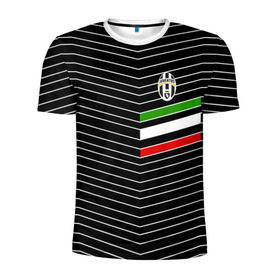 Мужская футболка 3D спортивная с принтом Juventus 2018 Италия в Тюмени, 100% полиэстер с улучшенными характеристиками | приталенный силуэт, круглая горловина, широкие плечи, сужается к линии бедра | fc | juventus | спорт | спортивные | фк | футбол | ювентус