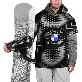 Накидка на куртку 3D с принтом BMW Carboniferous 2018 в Тюмени, 100% полиэстер |  | abstraction | carboniferous | карбон | текстуры