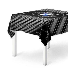 Скатерть 3D с принтом BMW Carboniferous 2018 в Тюмени, 100% полиэстер (ткань не мнется и не растягивается) | Размер: 150*150 см | abstraction | carboniferous | карбон | текстуры